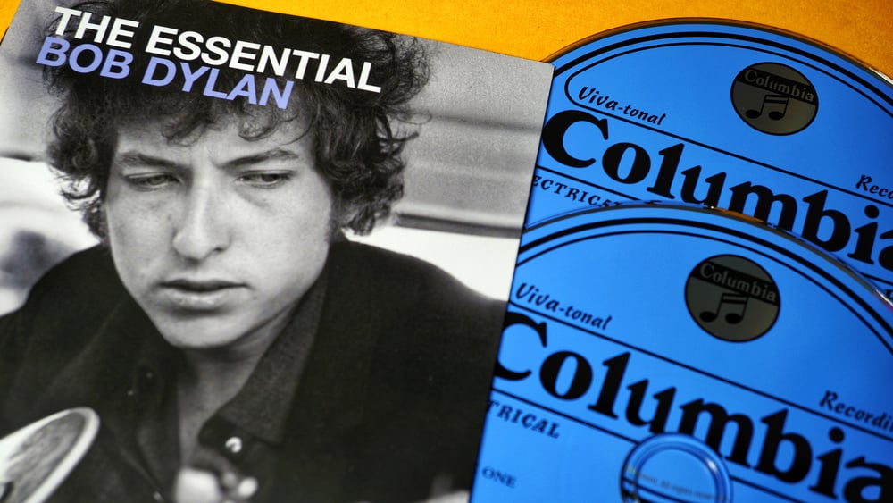 bob dylan album and album cover