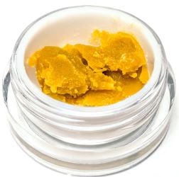 marijuana wax in small jar