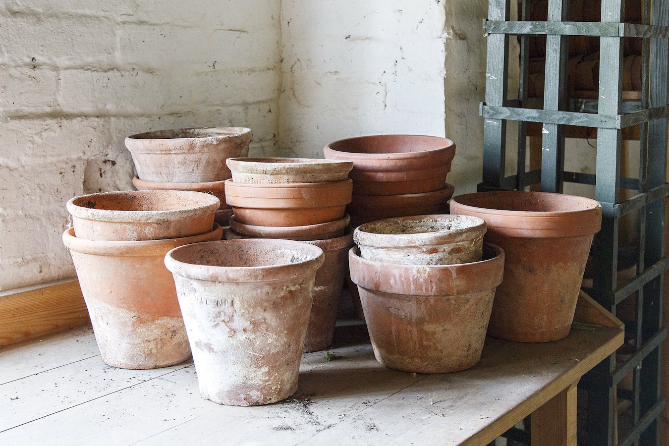 picture of a group of terracotta pots