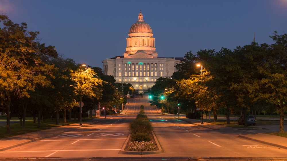 the capitol at jefferson city missouri