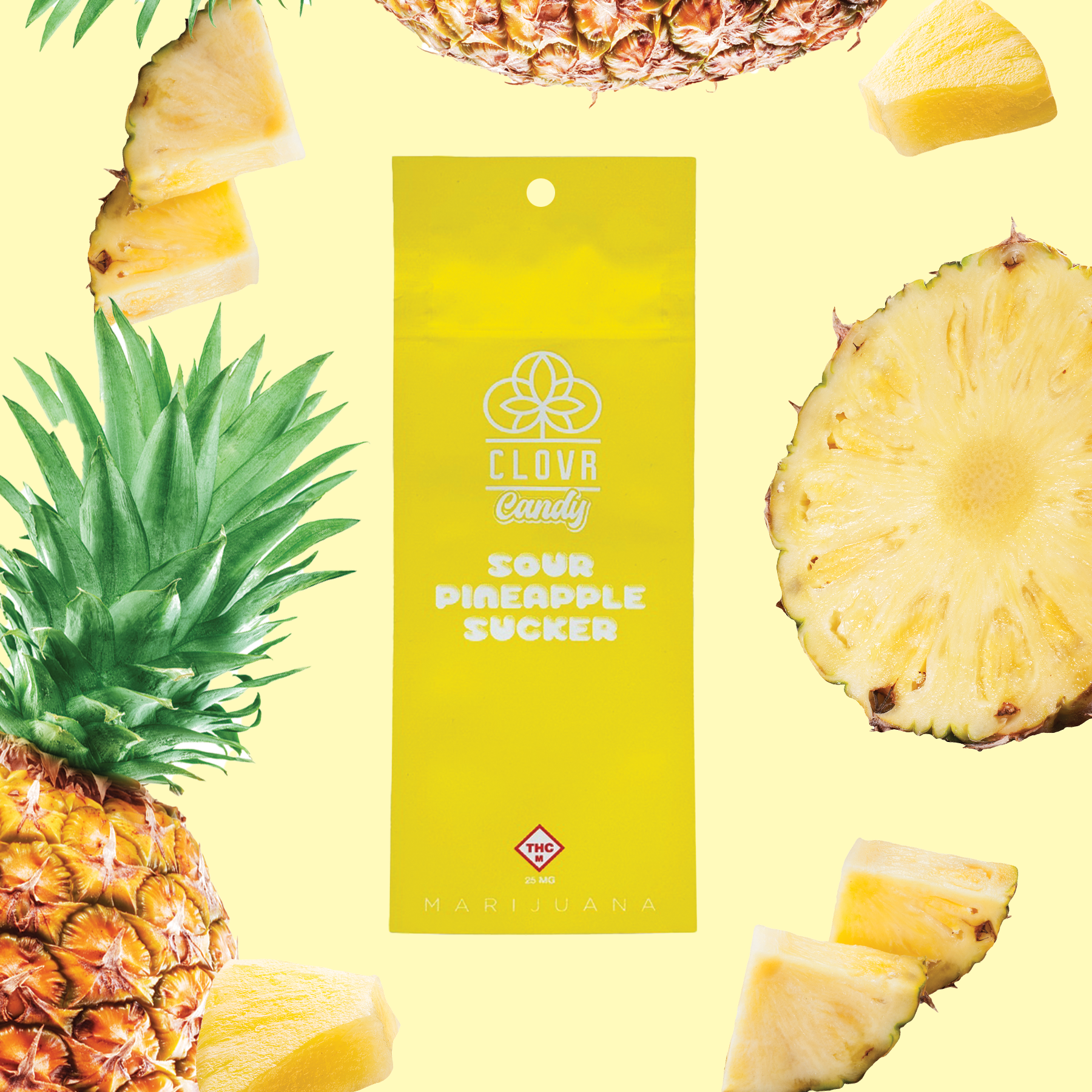 Sour Pineapple Sucker